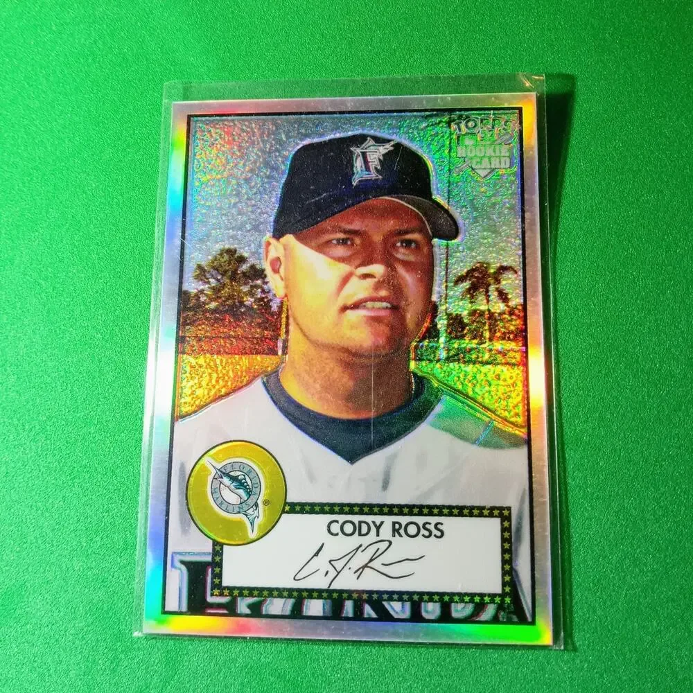 Cody Ross Signature Card #TCRC19 2006 Topps 52 Rookie Card Refractor SP 494/552.